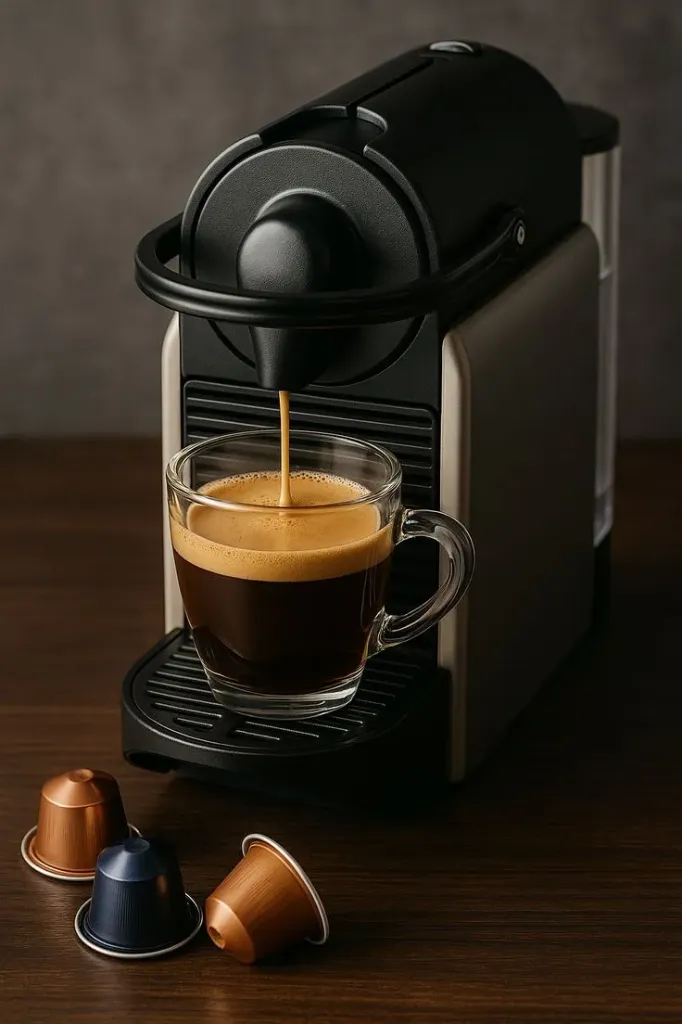 Machine à Espresso avec Capsules